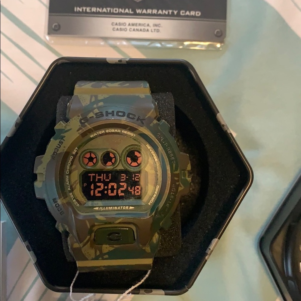 G-shock digital watch (camo)